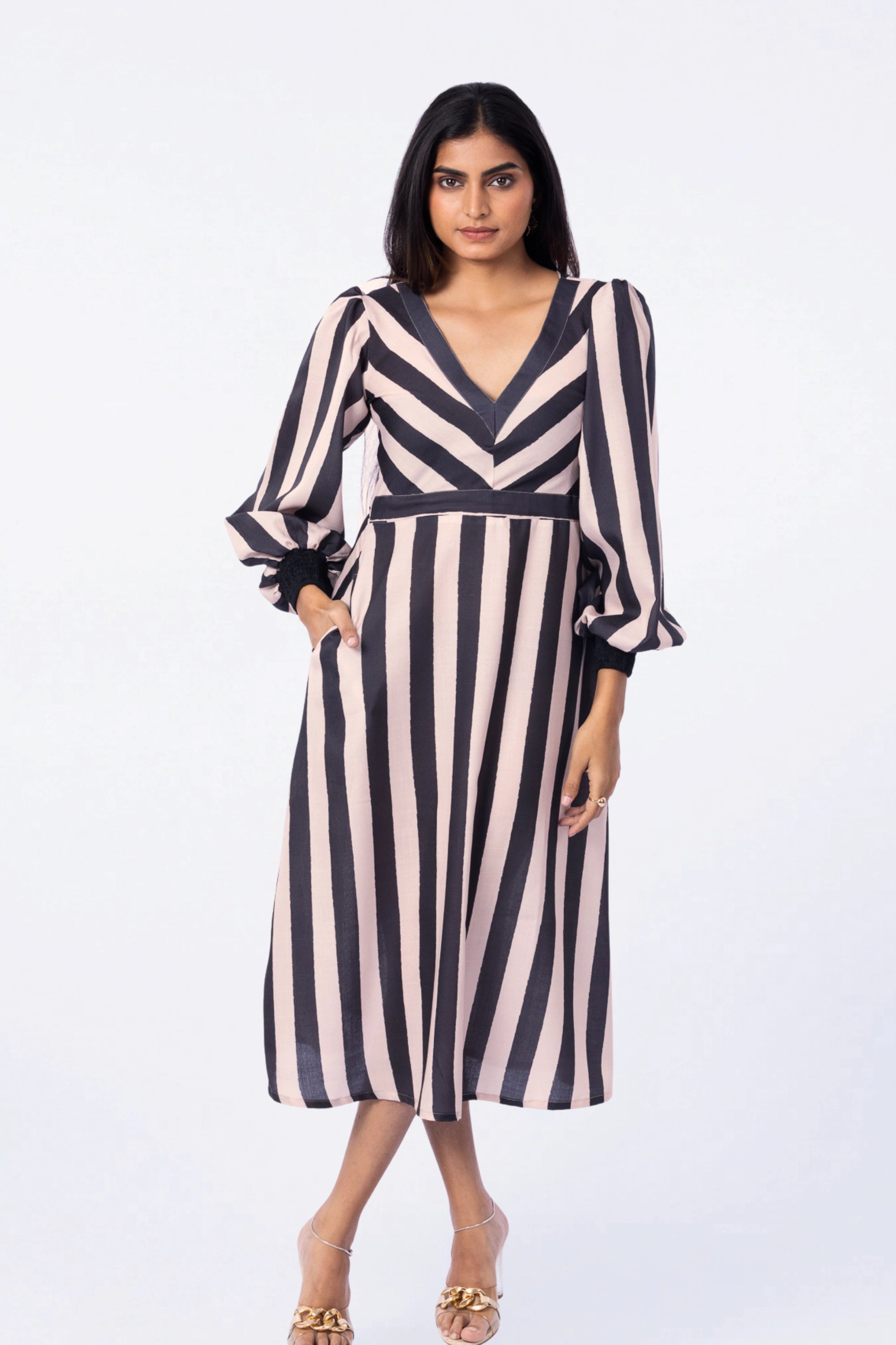 Dune Striped Dress