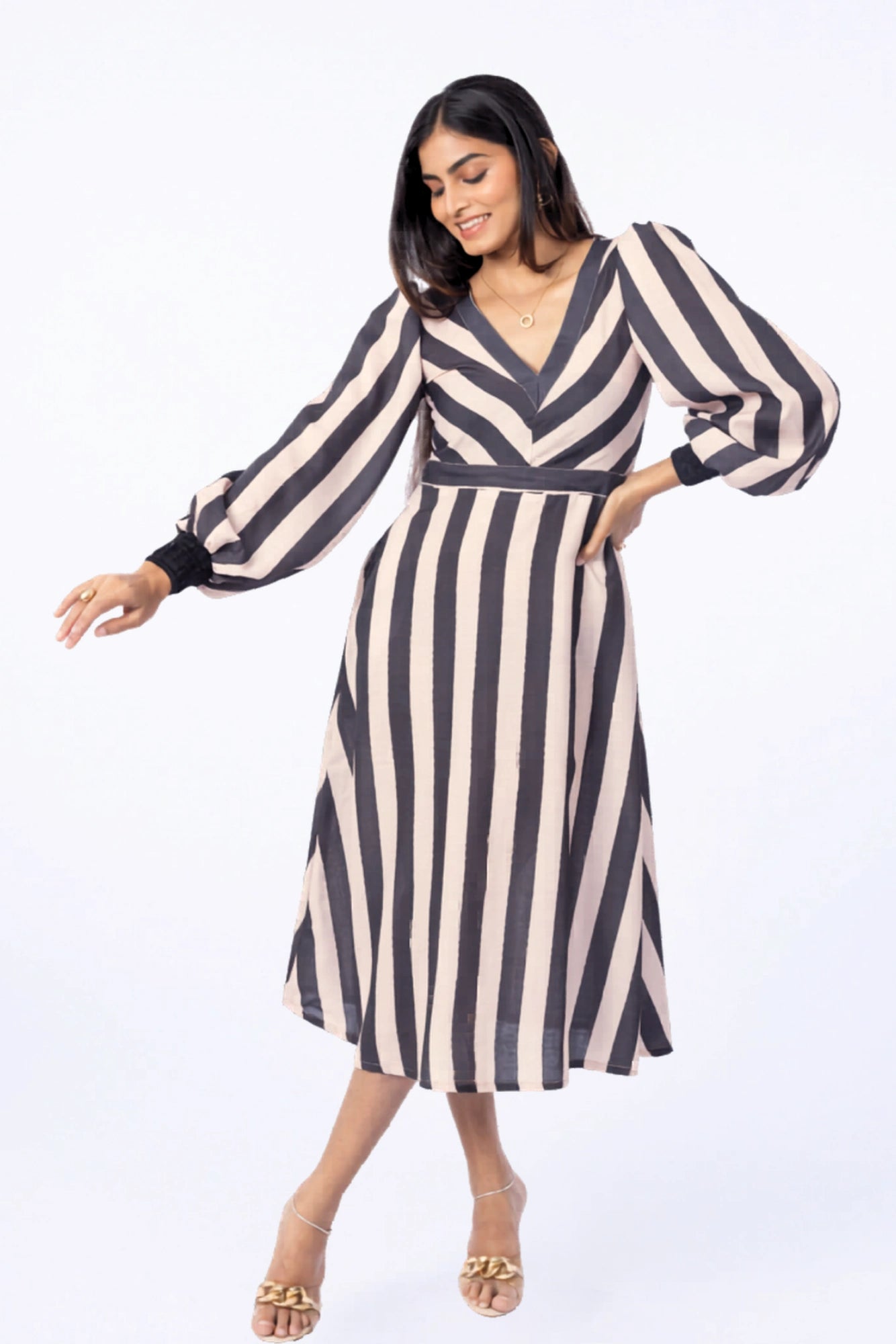 Dune Striped Dress